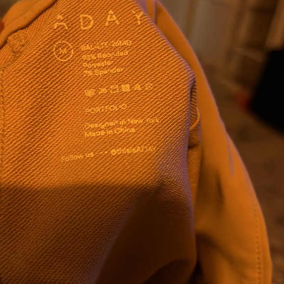 ADAY Portfolio Pants High Waisted Tapered Trousers in Latte Light Tan - Picture 10 of 12